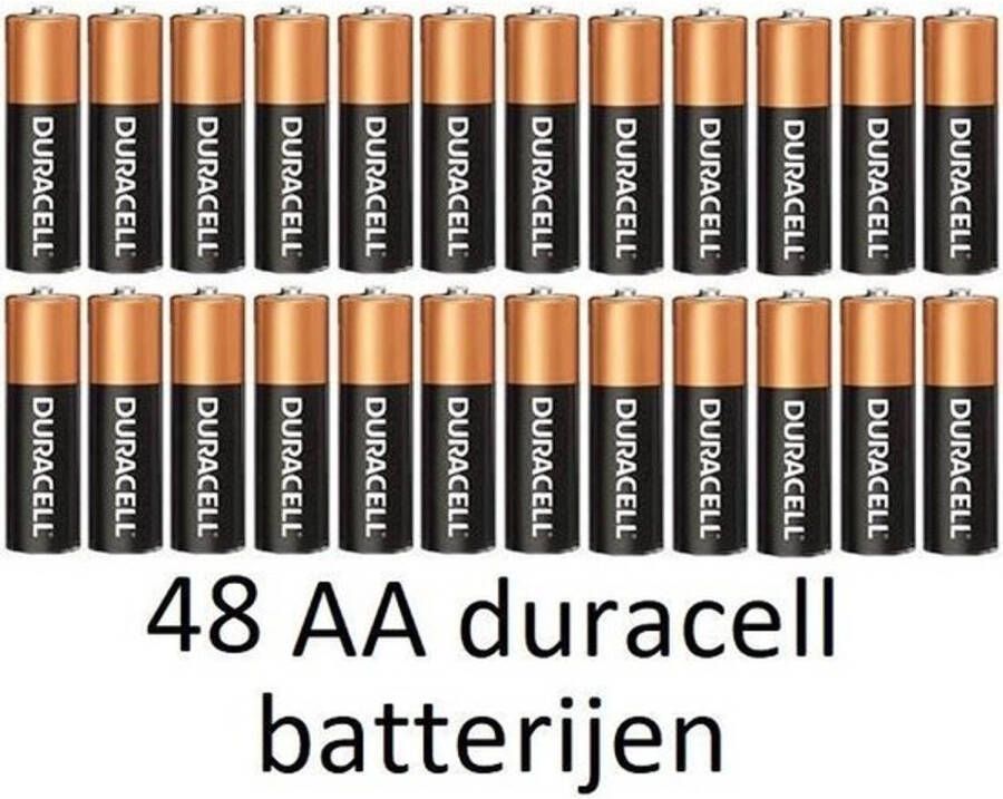 Duracell 48 stuks AA alkaline batterijen