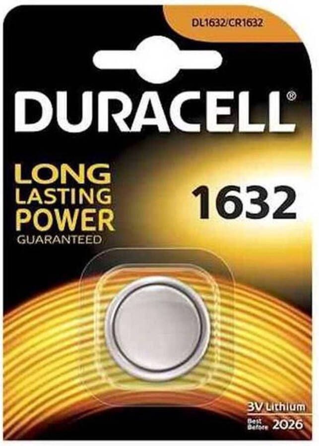 Duracell 5 Stuks CR1632 125mAh 3V Lithium Knoopcel Batterij