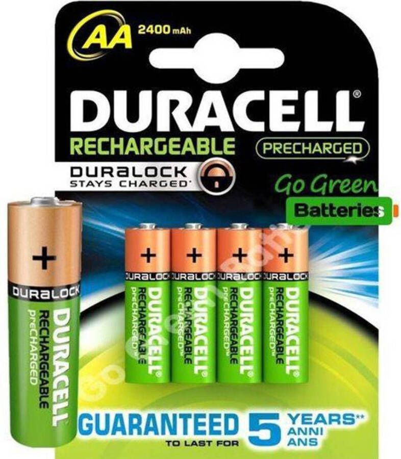 Duracell AA Oplaadbare Batterijen 4 stuks