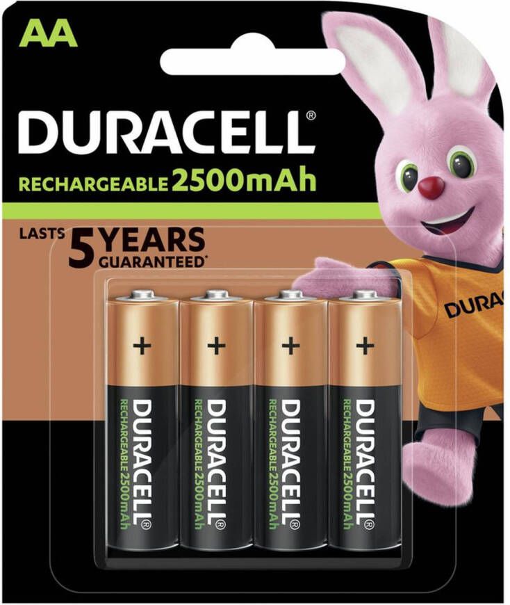 Duracell AA oplaadbare batterijen 4 stuks