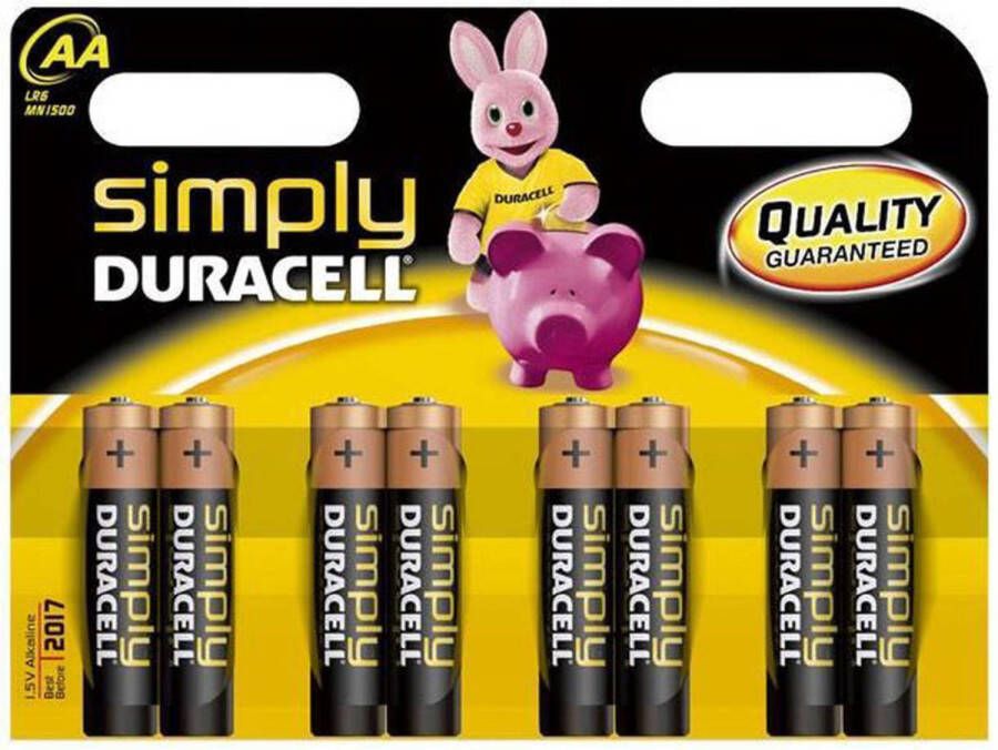 Duracell AA Simply Power 8 Pack