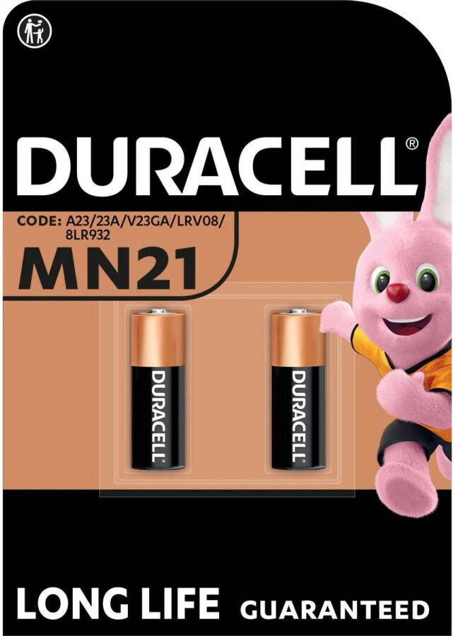 Duracell Alkaline MN21 batterij 2 stuks