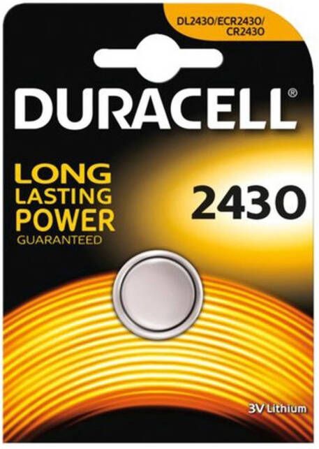 Duracell batterij DL2430 3V zilver 1 stuks