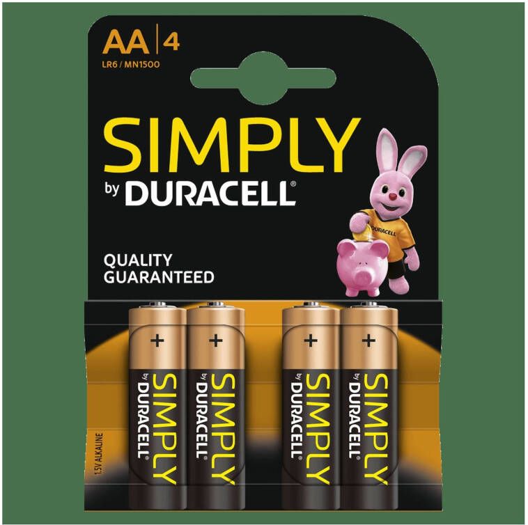 Duracell batterijen Simply AA 1500