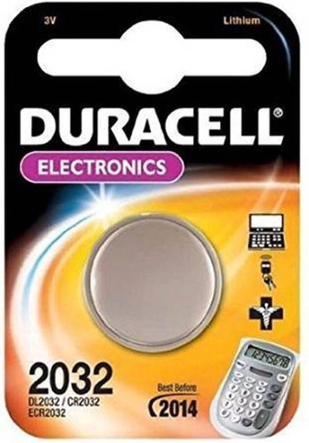 Duracell CR2032 DL2032 3v Lithium Batterij 10 stuks