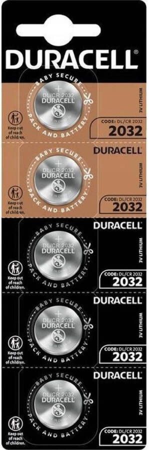 Duracell CR2032 Knoopcelbatterijen 5 stuks