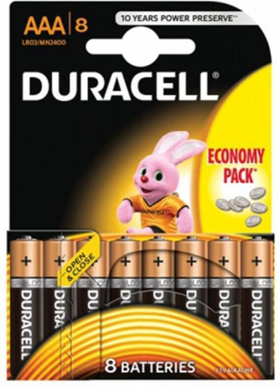 Duracell Duralock Batterijen 8 Pack AAA