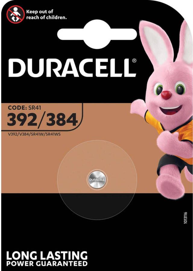 Duracell knoopcel 392 384 op blister 10 stuks