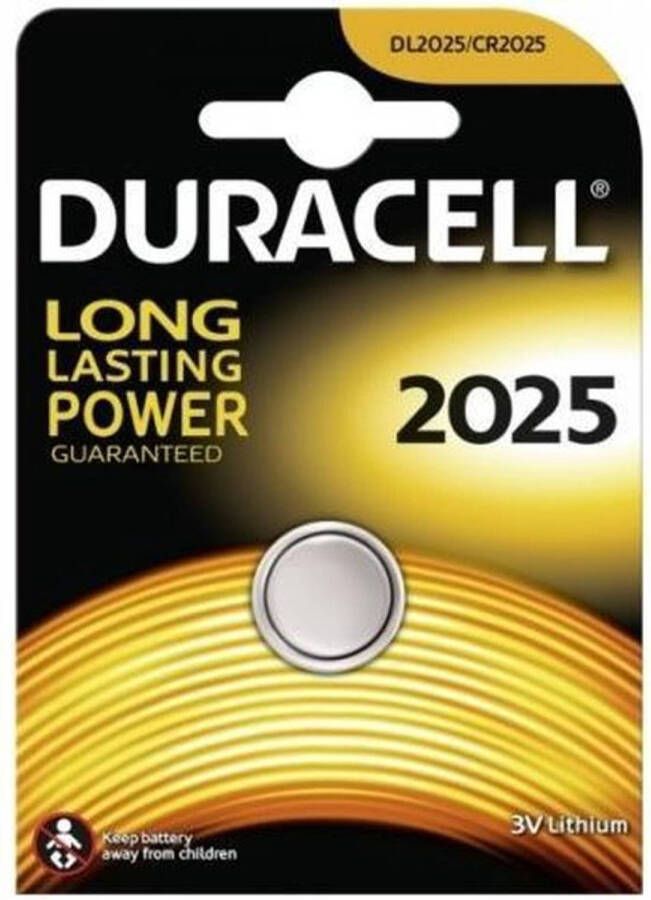 Duracell knoopcel DL2025 3V Lithium batterij 10 stuks