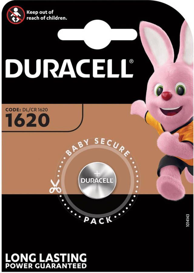 Duracell knoopcel Specialty Electronics CR1620 blister van 1 stuk 10 stuks
