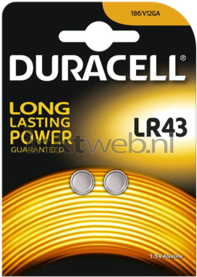 Duracell LR43 batterijen