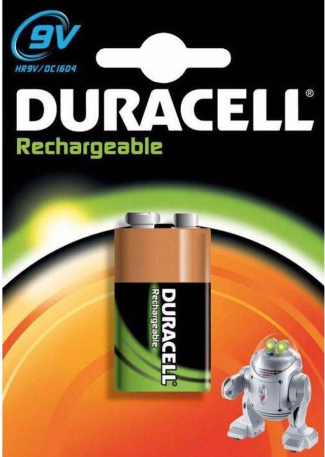 Duracell Oplaad PreCharged 9V DC1604 1 Stuk