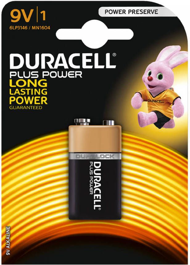 Duracell Plus Power 9V 1 stuk