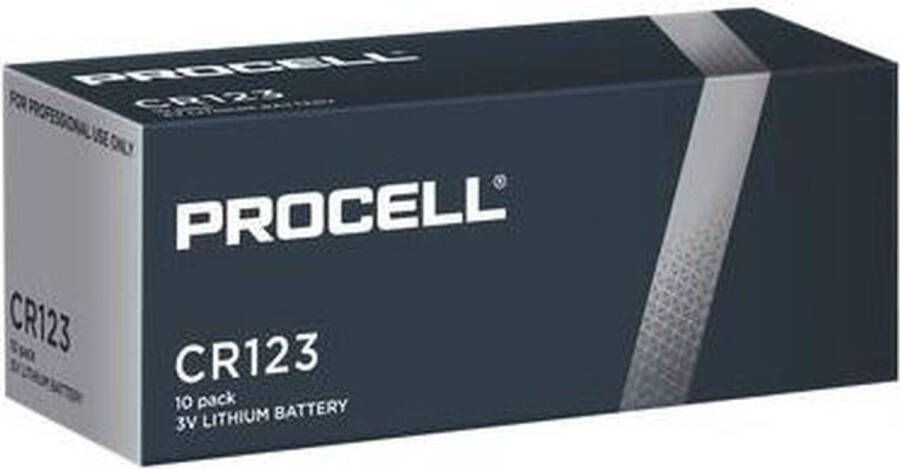 Duracell Procell Lithium CR123 3V 10 pack