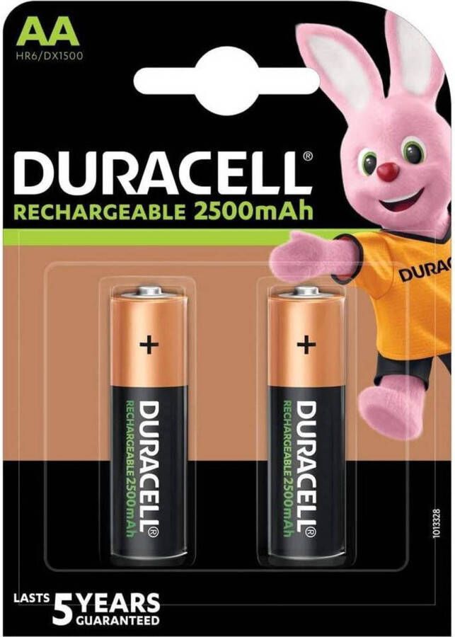 Duracell Rechargeable Stay Charged AA HR6 2500mAh blister 2