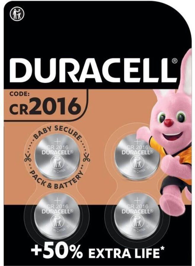 Duracell Speciale CR-knoopbatterijen 2016 Lot van 4