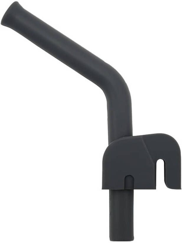 Dutsi Siliconen Rietje met Rietjeshouderclip Olifant Design Antraciet