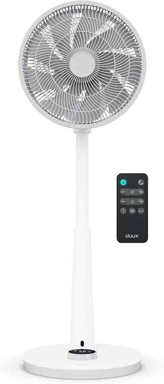 Duux Whisper 2 Statiefventilator Zuinige Ventilator met 26 snelheden Timer en Nachtmodus Wit