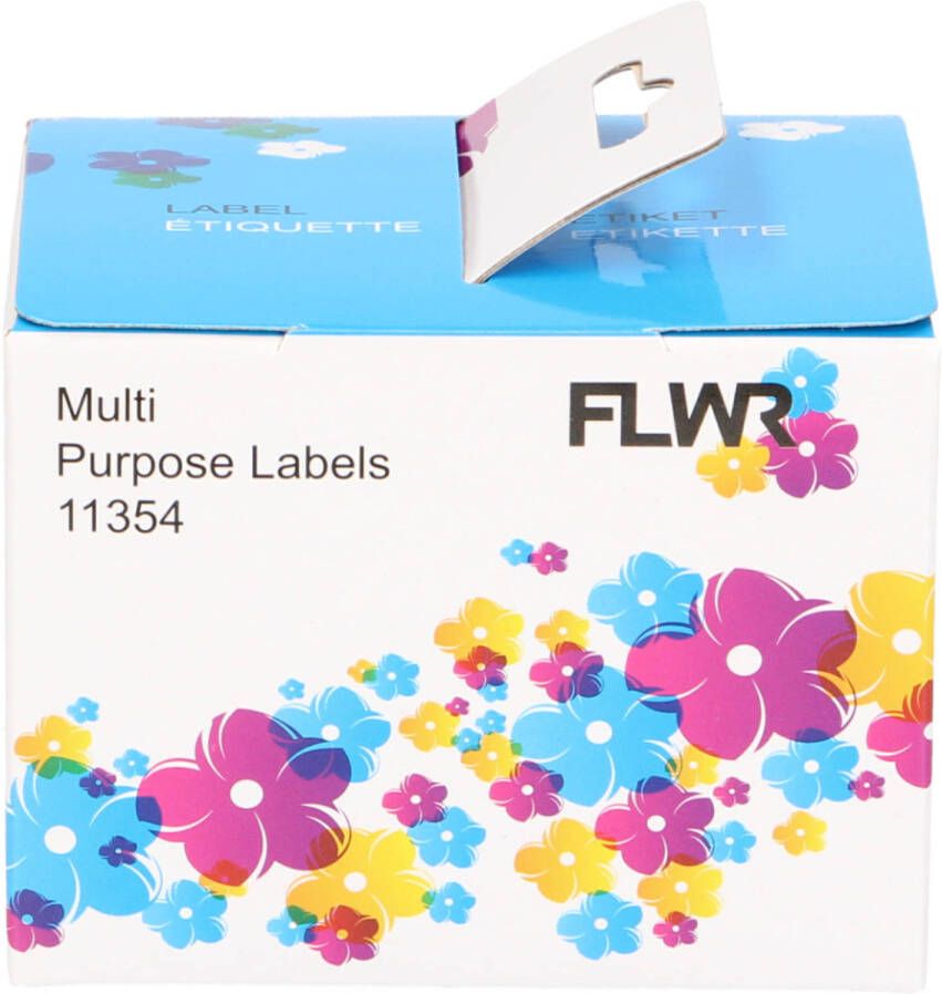 Dymo FLWR 11354 Multi functionele labels 57 mm x 32 mm wit labels
