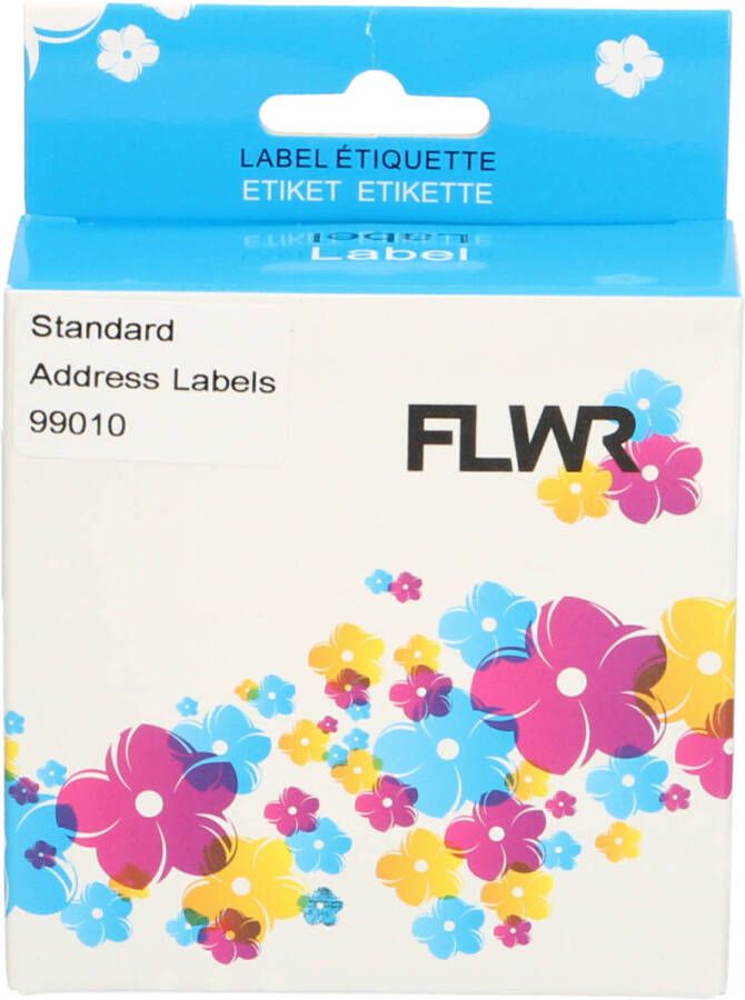 Dymo FLWR 99010 28 mm x 89 mm wit labels