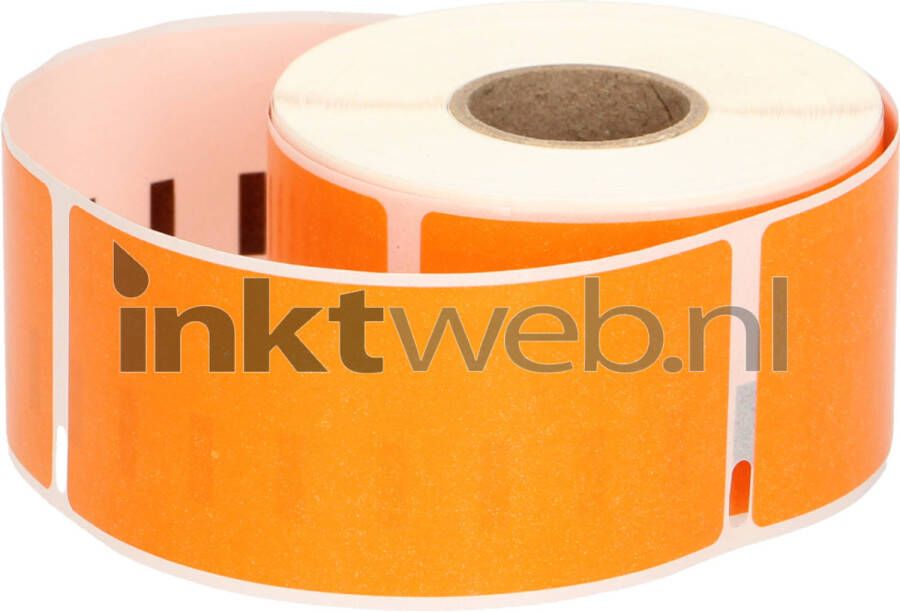 Dymo FLWR 99012 adreslabel 36 mm x 89 mm oranje labels