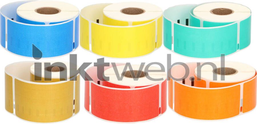 Dymo Huismerk 99012 adreslabel 36 mm x 89 mm kleur labels
