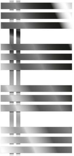 ECD Germany Strijkijzer Em Design Badkamerradiator 500 X 1000 Mm Chroom Designradiator