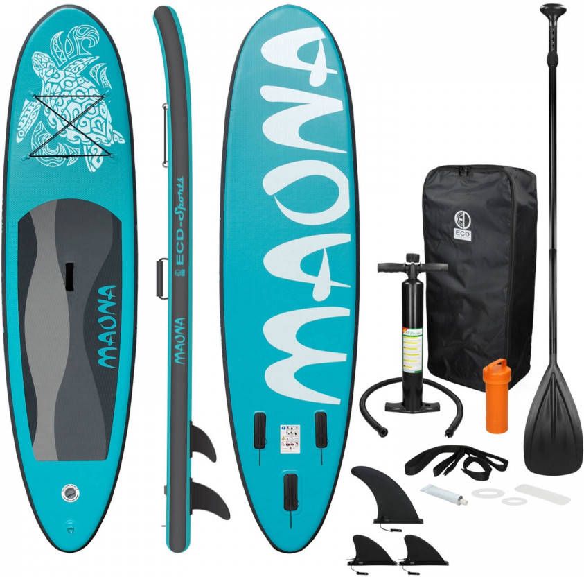 Ecd germany Stand Up Paddle Surfboard 308 X 76 X 10 Cm Turquoise Maona