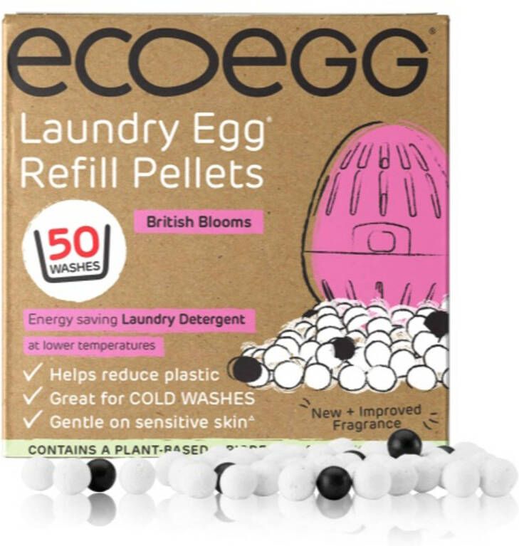 Eco Egg Laundry Egg Refill Pellets British Blooms Voor alle kleuren was 1ST
