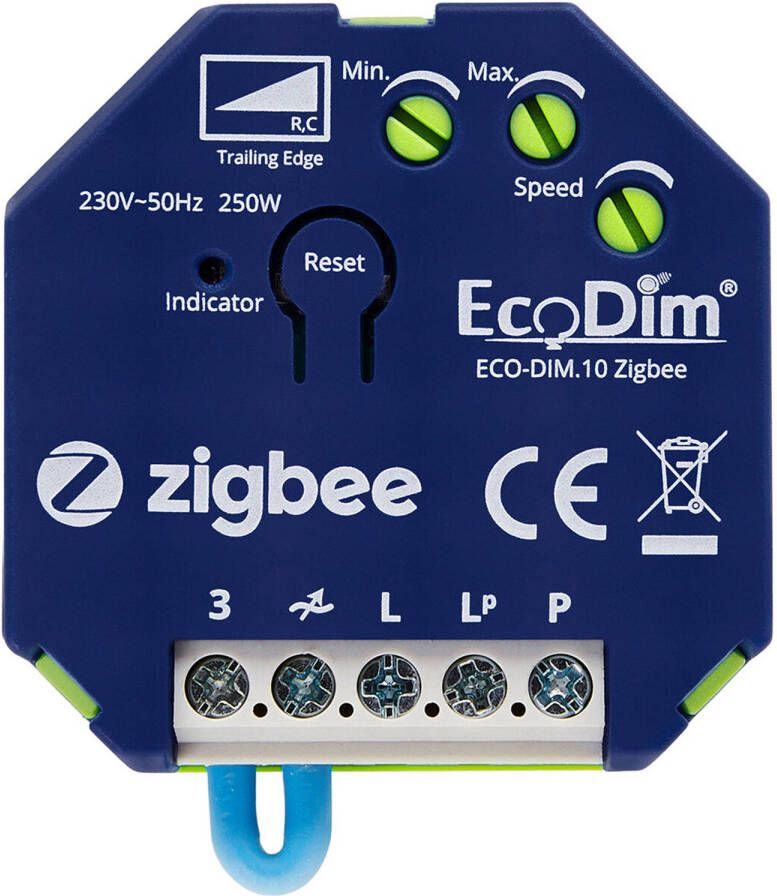 EcoDim LED Inbouwdimmer Module Smart WiFi ECO-DIM.10 Fase Afsnijding RC ZigBee 0-250W