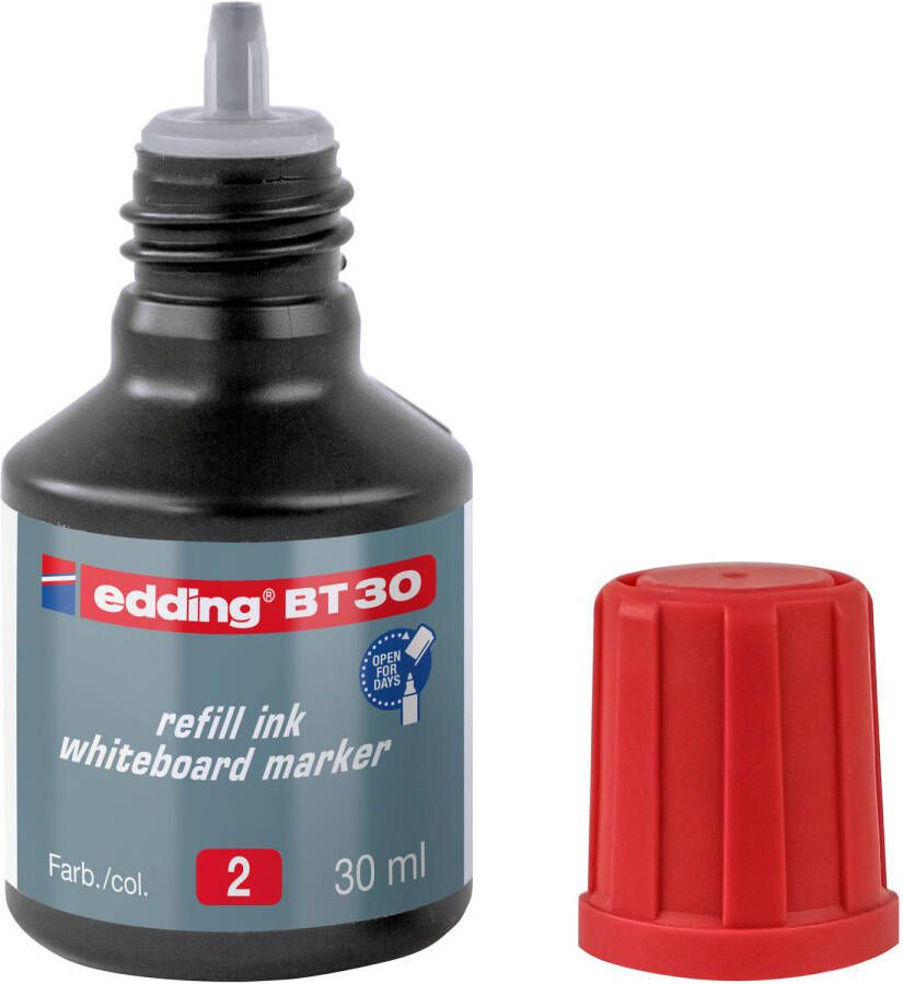 Edding BT30 (30 ml) navulinkt voor boardmarkers -250 361 365 rood potje