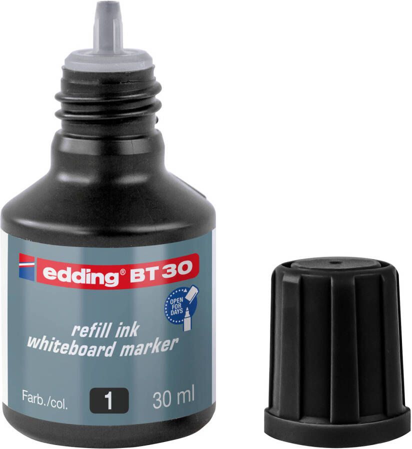 Edding BT30 (30 ml) navulinkt voor boardmarkers -250 361 365 zwart potje