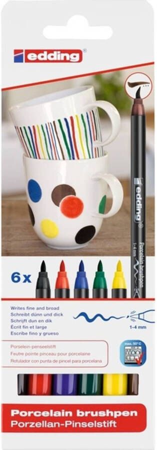 Edding porselein-penseelstift e-4200