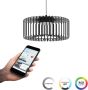 EGLO Hanglamp GINESTRONE-Z Metalen hanglamp ZigBee app en spraakbesturing Alexa RGB dimbaar (1 stuk) - Thumbnail 2