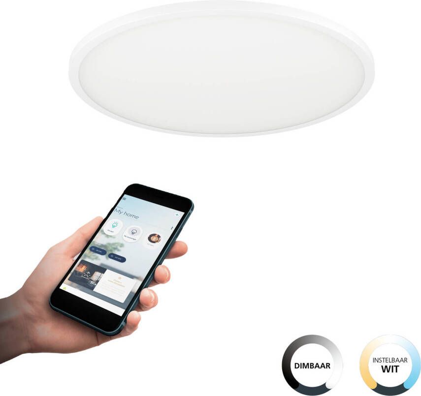 EGLO connect.z Sarsina-Z Plafondlamp Ø 60 cm Wit Dimbaar