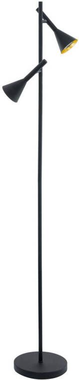 EGLO Cortaderas Vloerlamp 144.5cm GU10 Zwart Goud