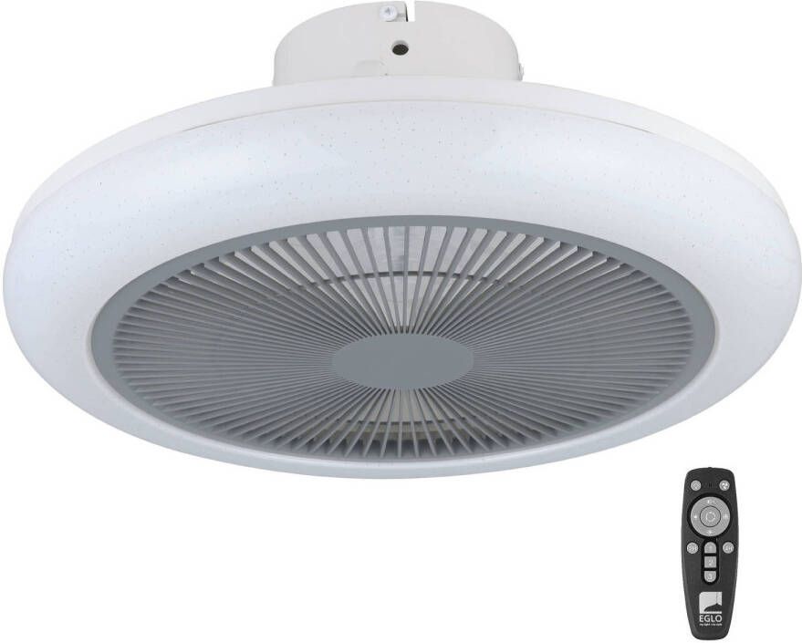 EGLO Kostrena Plafondlamp met ventilator LED-CCT Wit Grijs