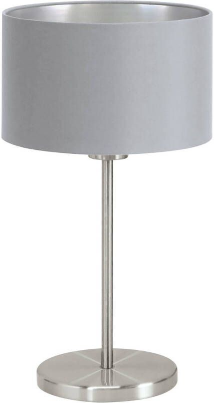 EGLO Maserlo Tafellamp E27 42 cm Grijs Zilver