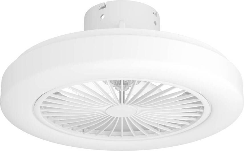 EGLO Ortona Plafondventilator met lamp ø46cm 3 snelheden LED Dimbaar Energiezuinig AC longer life Wit