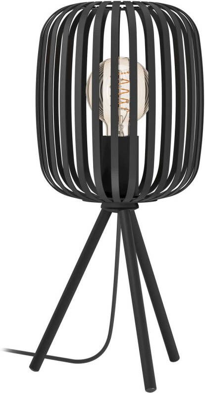 EGLO Tafellamp Romazzina Zwart Metaal 20x45x20cm (BxHxD)