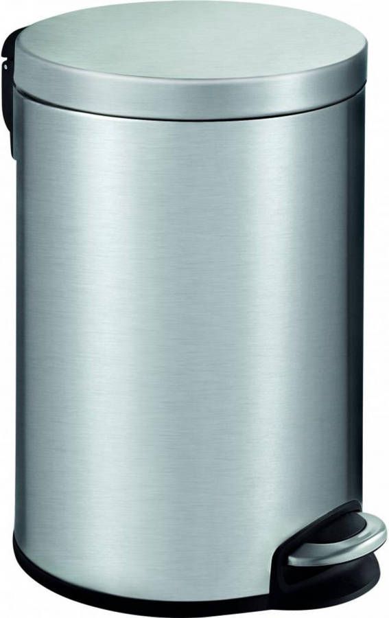 EKO Serene pedaalemmer 12 ltr Stainless steel Plastic mat RVS