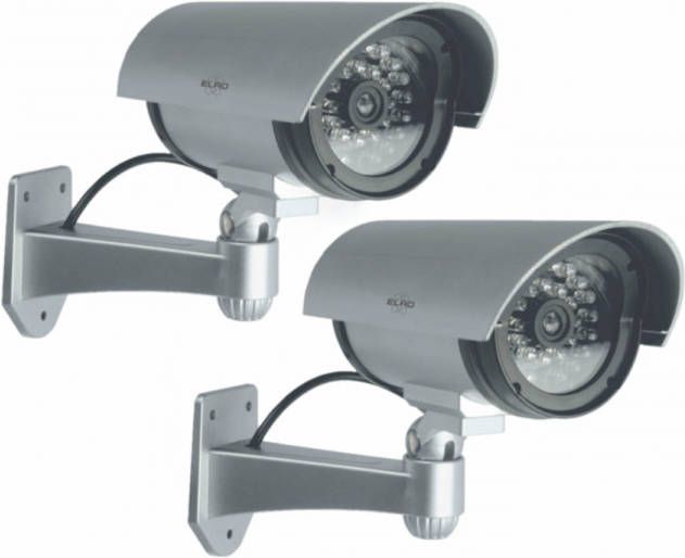 Elro CDB25S-2 Outdoor Dummy Camera met LED&apos;s 2 Pack