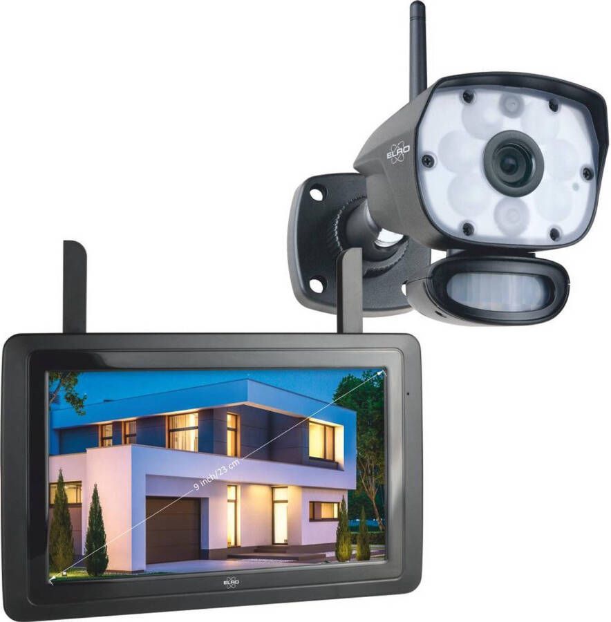 ELRO CZ60RIPS Color Night Vision beveiligingscamera met monitor