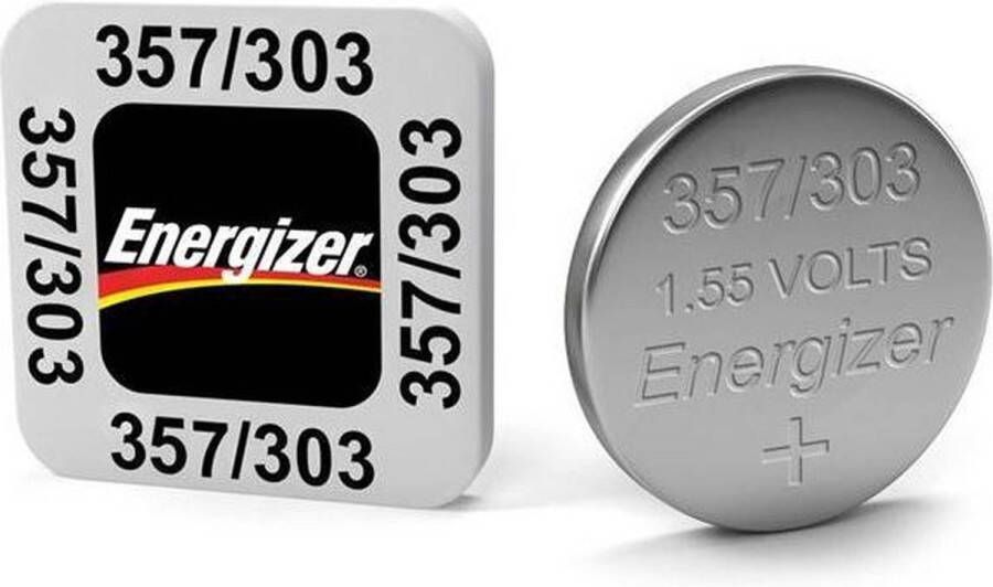 Energizer 1 Stuk 357-303 G13 SR44W 1.5V knoopcel batterij