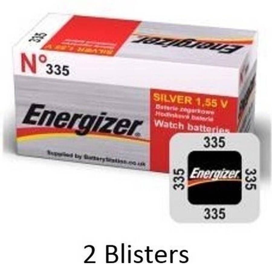 Energizer 2 stuks (2 blisters a 1 stuk) Zilver Oxide Knoopcel 335 LD 1.55V