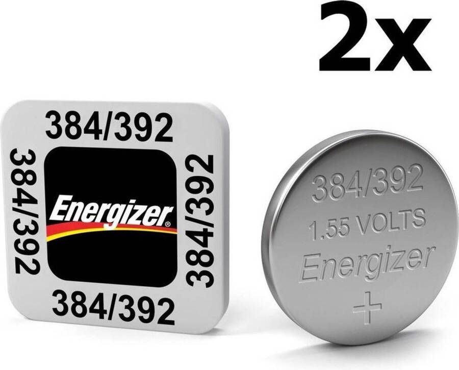 Energizer 2 Stuks 384 392 1.55V knoopcel batterij