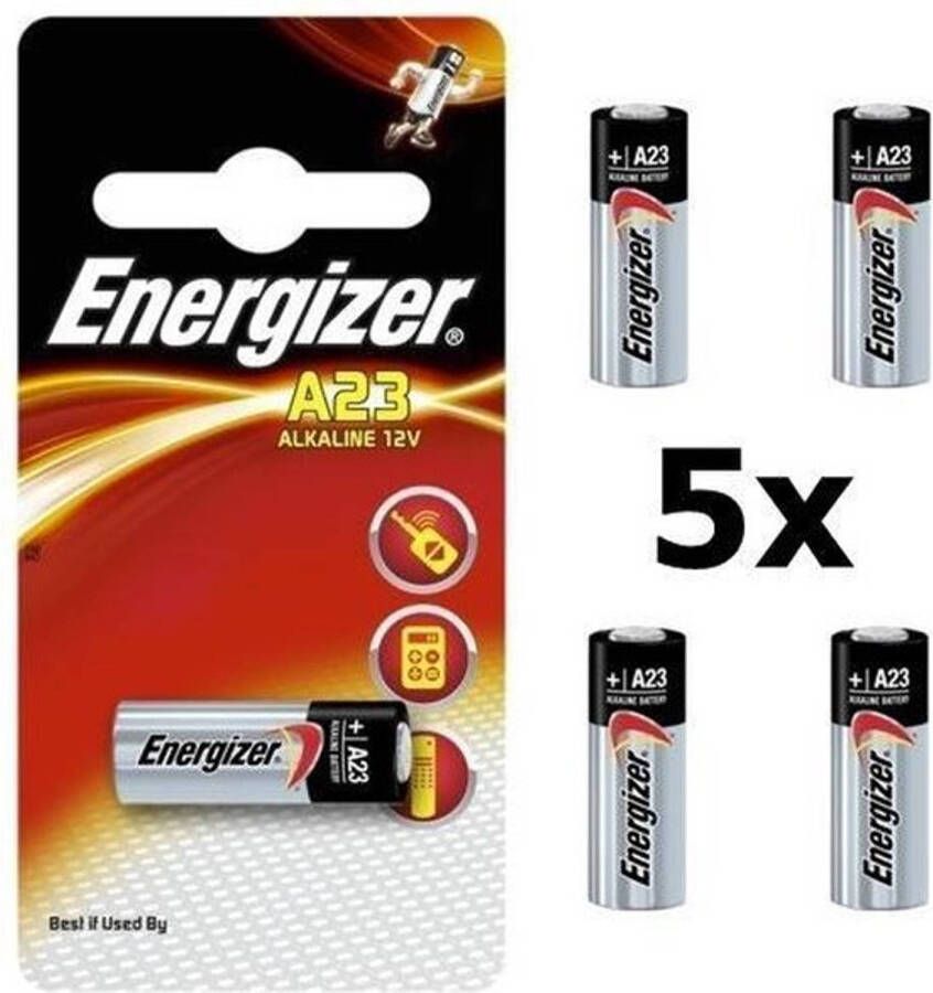 Energizer 5 Stuks A23 23A 12V L1028F Alkaline batterij