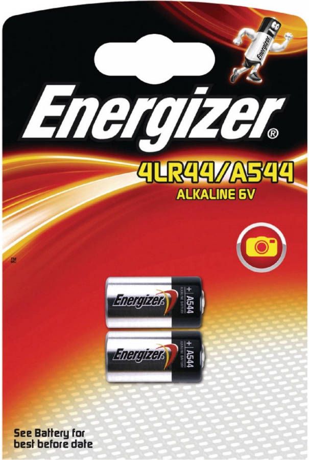 Energizer Alkaline Batterij 4LR44 6 V 2-Blister