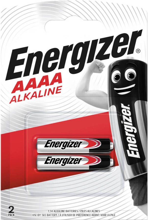 Energizer batterij Alkaline AAAA blister van 2 stuks