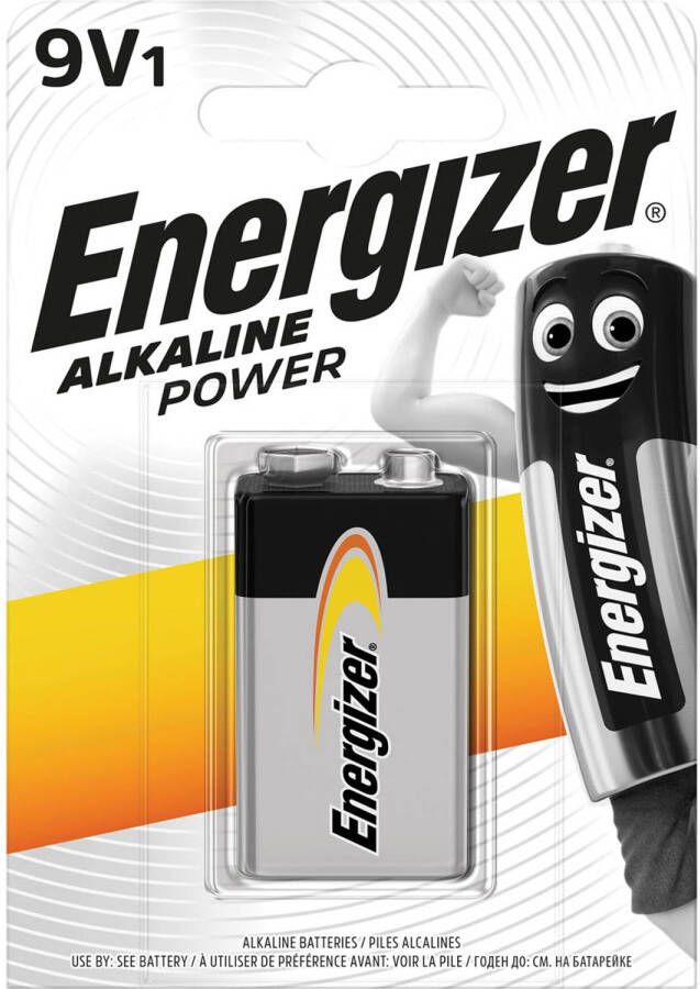 Energizer batterij Alkaline Power 9V op blister
